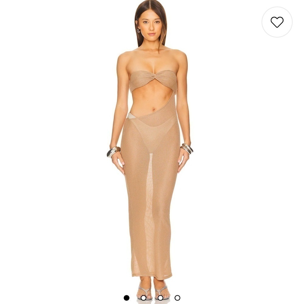 New Lovewave The Majorca Dress in Bronze size M - Picture 2 of 9